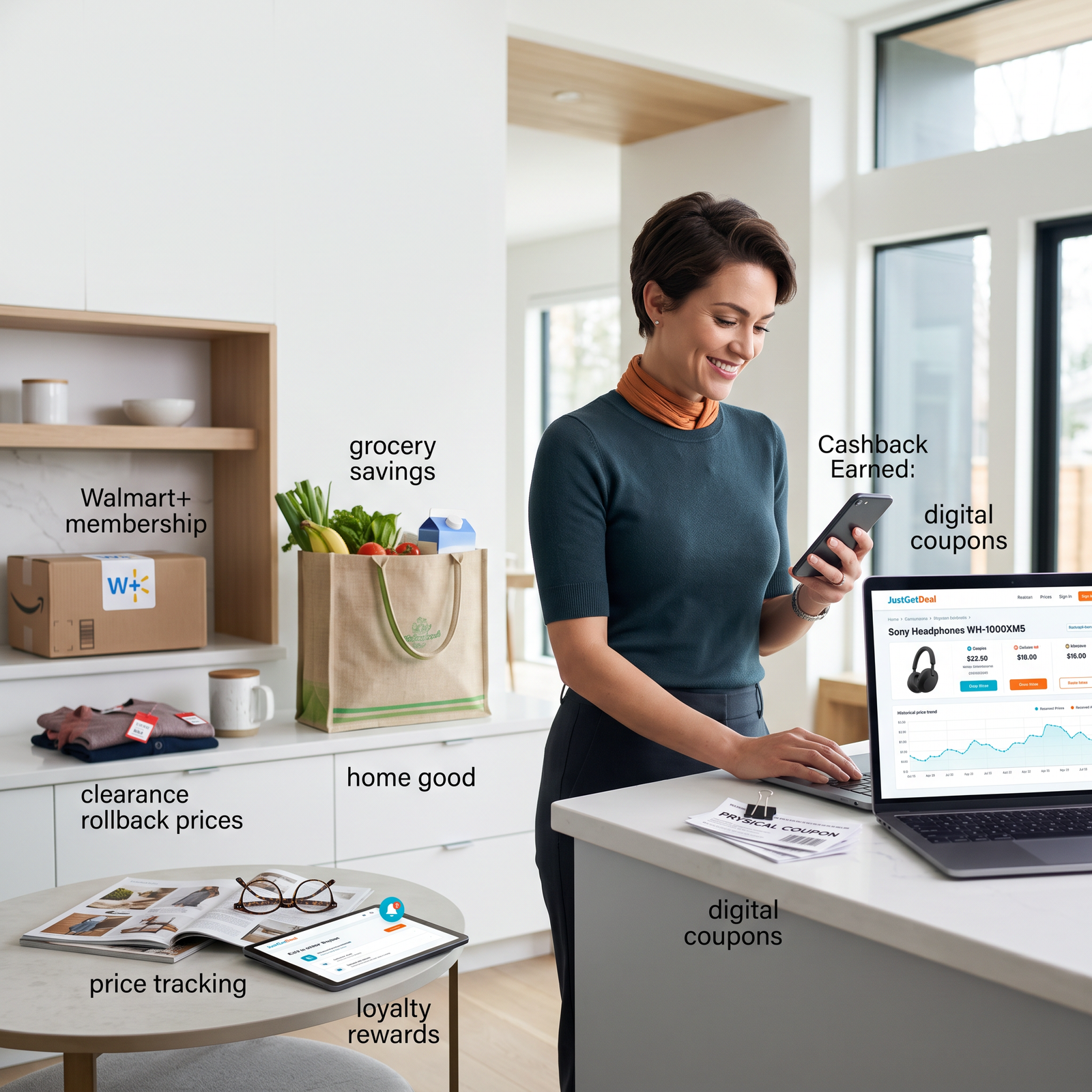 Cashback and rewards strategy for saving money at Walmart