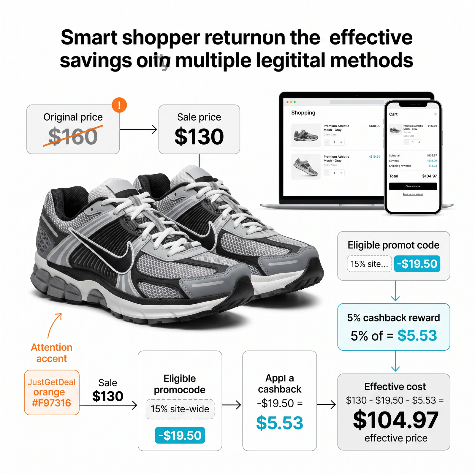 How to stack Nike sale prices promotions cashback and rewards